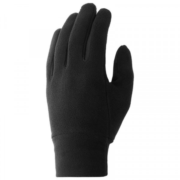 4F Unisex Touch Screen Fleece Gloves H4Z22-REU013-20S ΜΑΥΡΟ