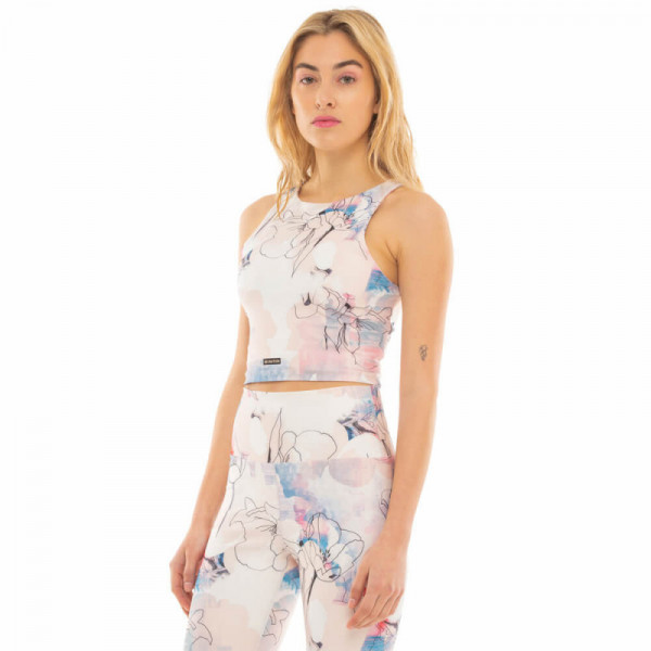 BENATION Printed Tank Top Γυναικείο Μπουστάκι - OFF WHITE