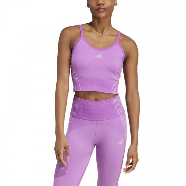 ADIDAS SML TOP Γυναικείο Αθλητικό Μπουστάκι - ΜΩΒ