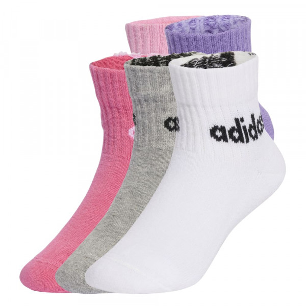 ADIDAS KIDS LIN ANK 5P Παιδικές Κάλτσες 5 ζευγάρια - ΠΟΛΥΧΡΩΜΕΣ