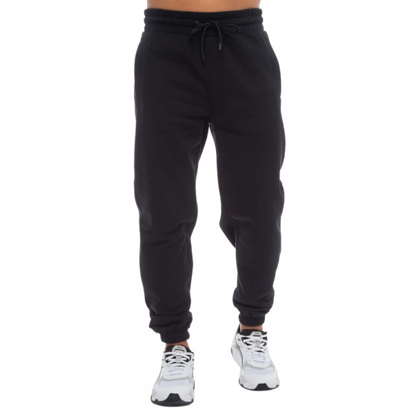 BENATION Logo Elastic Hem Pant Ανδρικό Παντελόνι Φόρμα Fleece - ΜΑΥΡΟ