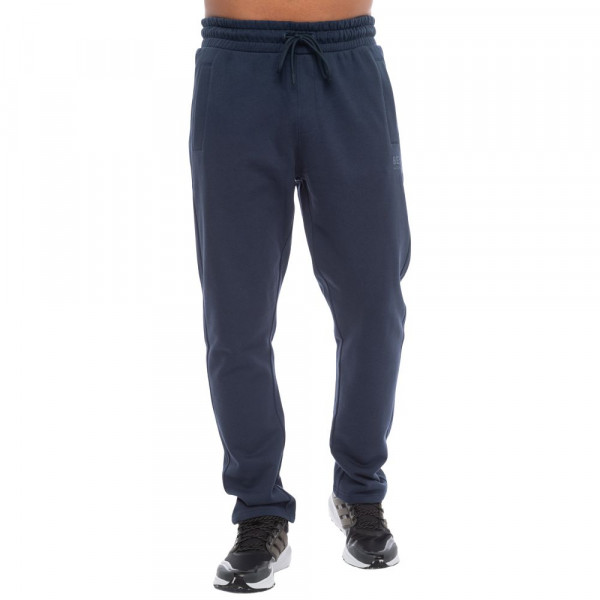 BENATION Logo Open Hem Pant Ανδρικό Παντελόνι Φόρμα Fleece - D.BLUE