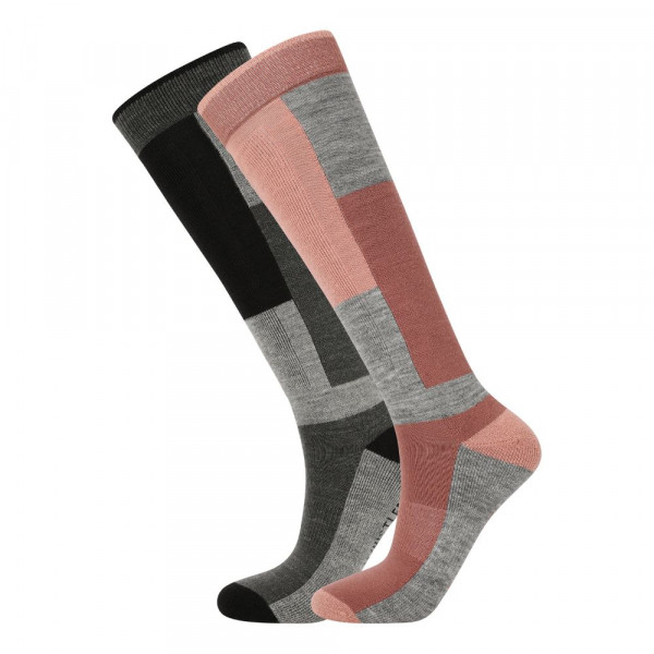 WHISTLER Corsicana 2-Pack Ski Sock Κάλτσες Ski - 1109 Burlwood