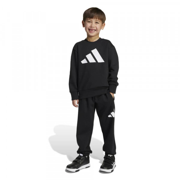 ADIDAS LK BL FL JOG Παιδικό Σετ Φόρμα - ΜΑΥΡΟ