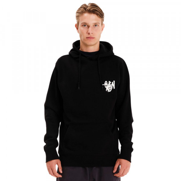 EMERSON Ανδρική Φούτερ Με Κουκούλα Fleece - BLACK