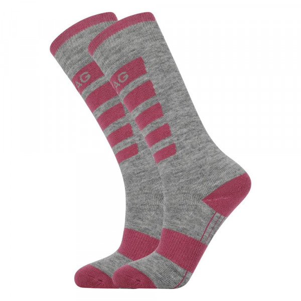 ZIGZAG Znow Παιδικές Κάλτσες Ski 2 ζευγάρια - 4368 Red Violet