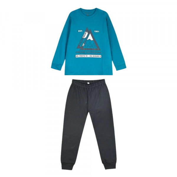 ENERGIERS Παιδική Πιτζάμα για Αγόρι - ΑΝΘΡΑΚΙ