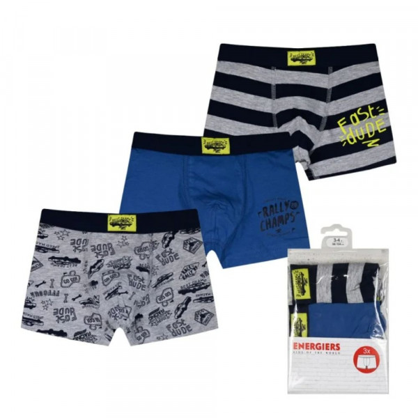 ENERGIERS Παιδικά Μπόξερ 3 Τμχ - NAVY
