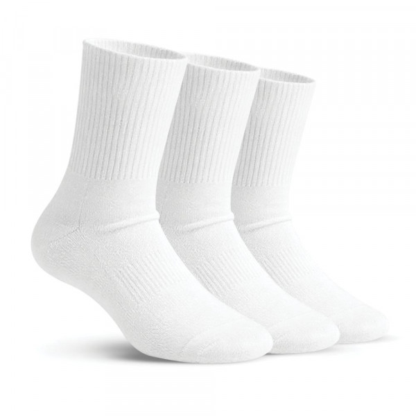 BENATION Unisex Κάλτσες 3 Ζευγάρια Μεσαίου Ύψους - ΛΕΥΚΟ