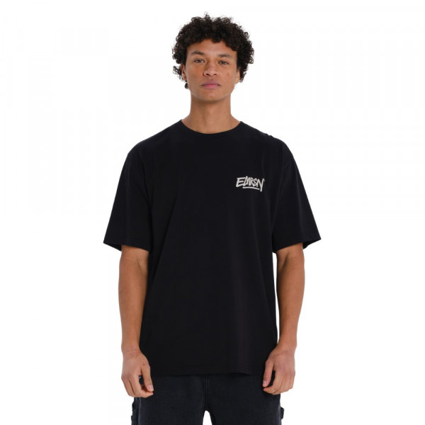 EMERSON Ανδρική Κοντομάνικη Μπλούζα - BLACK/WHITE