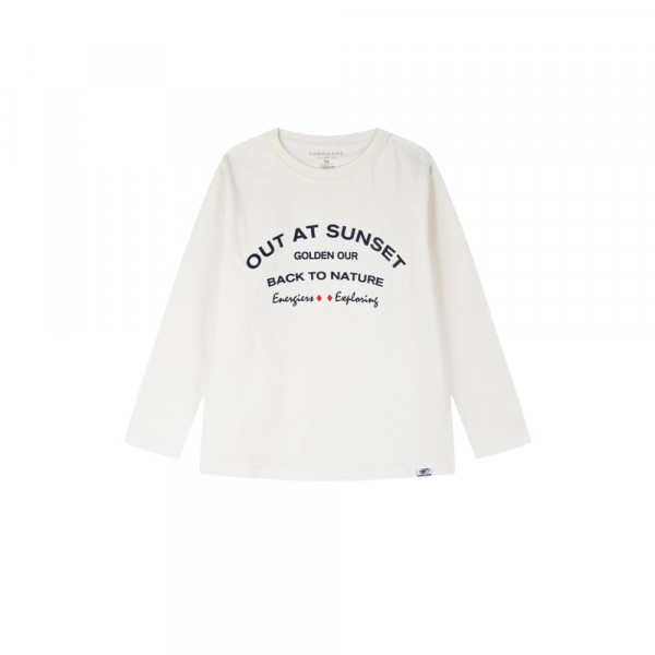 ENERGIERS Παιδική Μπλούζα Μακρυμάνικη για Αγόρι - ΚΡΕΜ