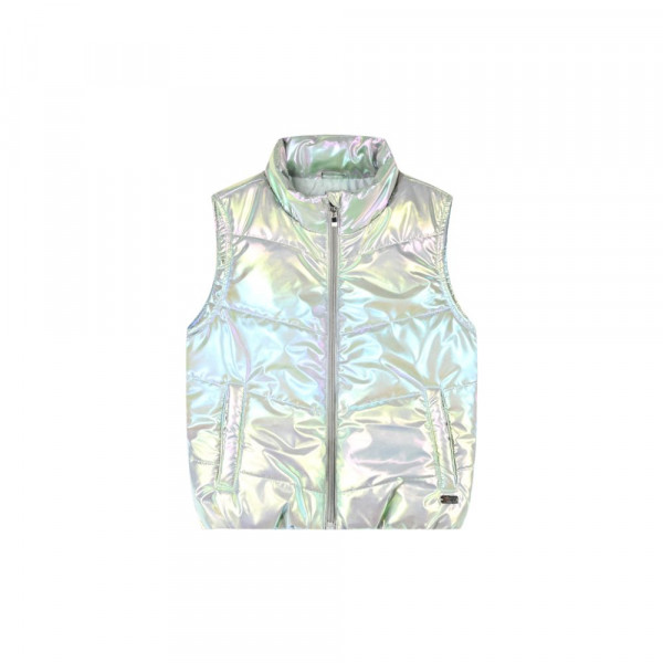 ENERGIERS Παιδικό Αμάνικο Μπουφάν για Κορίτσι - ΕΚΡΟΥ