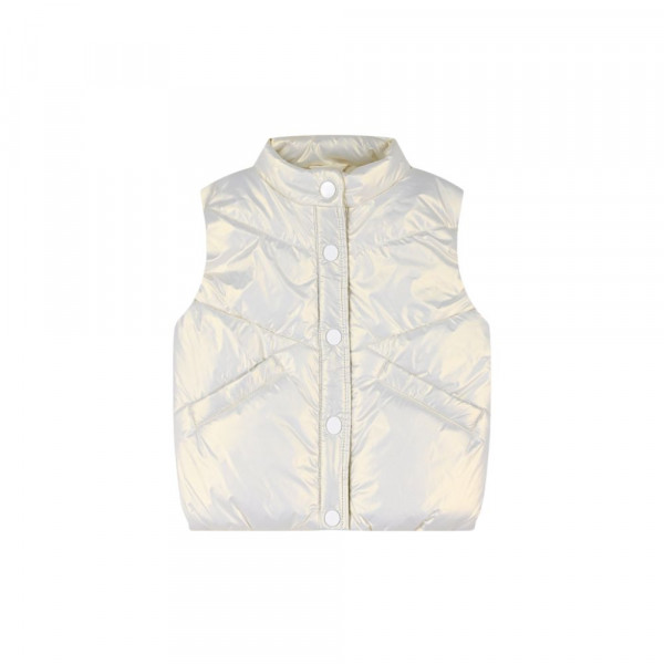 ENERGIERS Παιδικό Αμάνικο Μπουφάν για Κορίτσι - ΚΡΕΑΜ