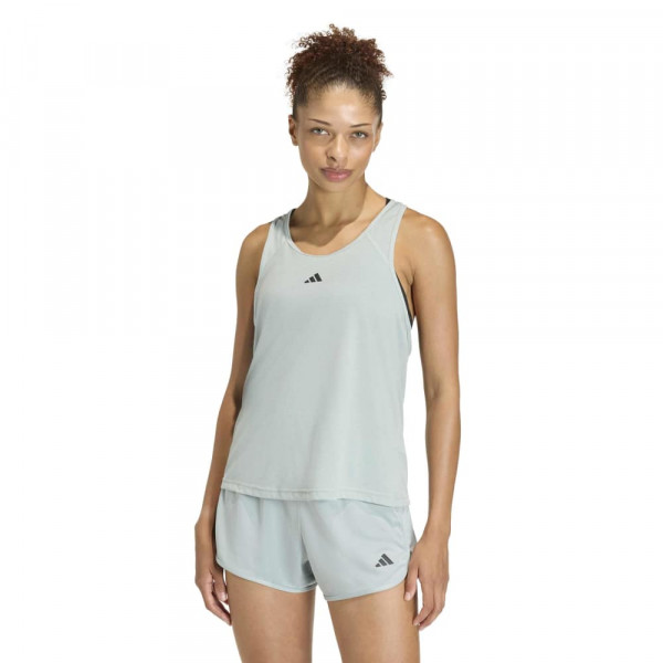 ADIDAS Γυναικεία Αμάνικη Αθλητική Μπλούζα - ΣΙΕΛ