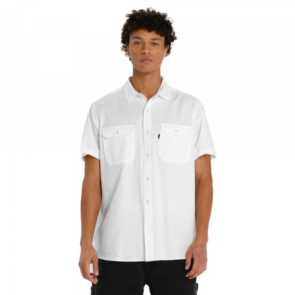 EMERSON Ανδρικό Κοντομάνικο Πουκάμισο - ΛΕΥΚΟ