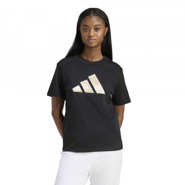 ADIDAS Γυναικεία Κοντομάνικη Μπλούζα - ΜΑΥΡΟ
