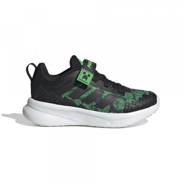 ADIDAS Minecraft Fortarun Παιδικά Παπούτσια - ΜΑΥΡΟ
