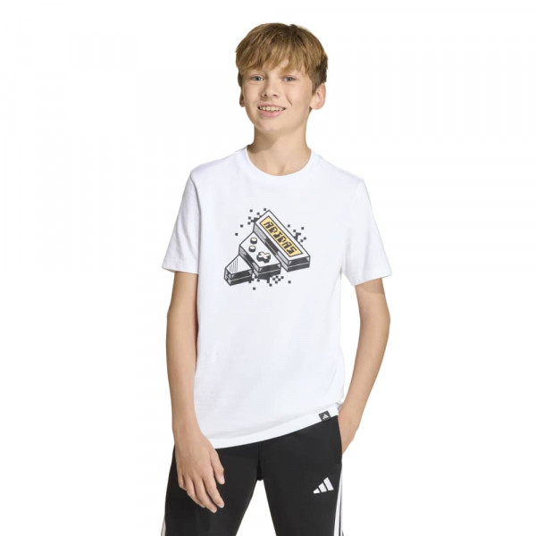 ADIDAS Παιδική Κοντομάνικη Μπλούζα - ΛΕΥΚΟ