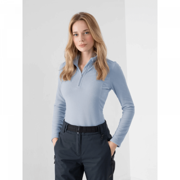 4F Women's Thermal Fleece Underwear Light Blue H4Z21-BIDP010