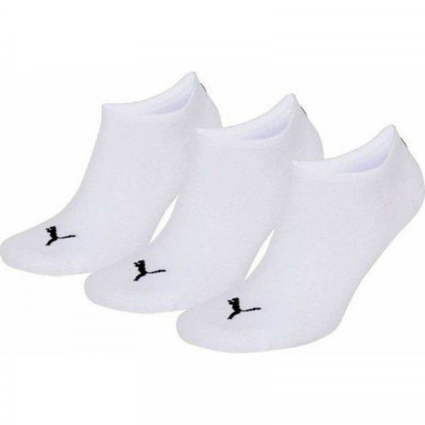 PUMA Unisex Socks 3P 261080001-300 ΛΕΥΚΟ
